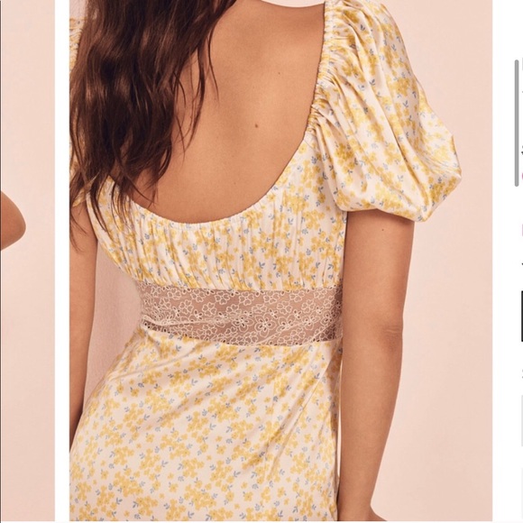 for Love and Lemons FL&L Daffodil Mini Dress S EUC - Picture 5 of 16